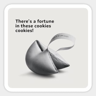 Real fortune cookie! Sticker